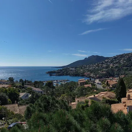 Sea-view House With Terrace & Pool Feriehus Théoule-sur-Mer